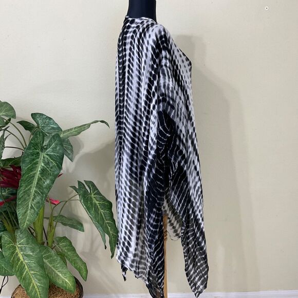 Michael Stars Women's Open Front Tie Dye Cardigan One Size Boho Beach Festival - Picture 2 of 9